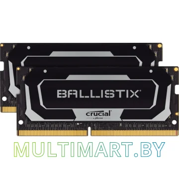 Оперативная память Crucial Ballistix 2x16GB DDR4 SODIMM PC4-25600 (BL2K16G32C16S4B)